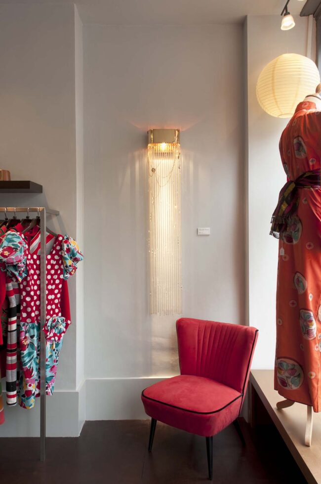 Celeste wall light by Emerald Faerie. At the Gathering goddess vintage boutique.