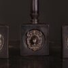 Detail of The Swift candleholder made from solid bronze